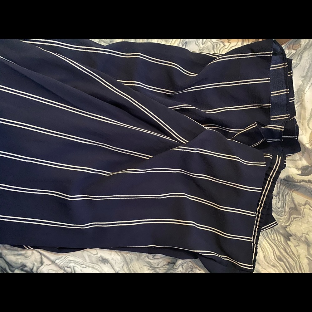 Flowy beach tie front pants